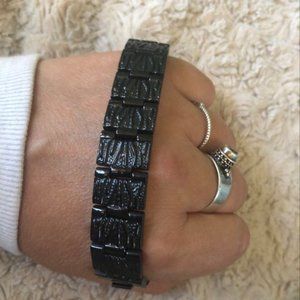 Black ROOTS Negative Ion Healing Bracelet